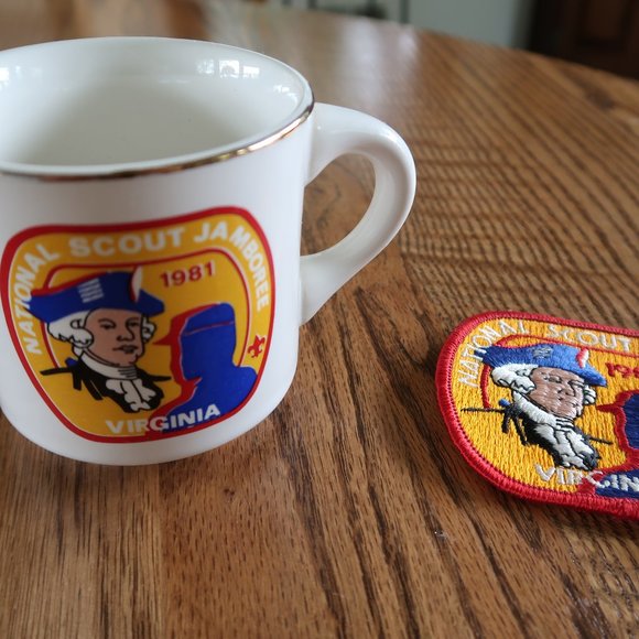 National Scout Jamboree 1981 Virginia Coffee Mug and Patch - Picture 10 of 10